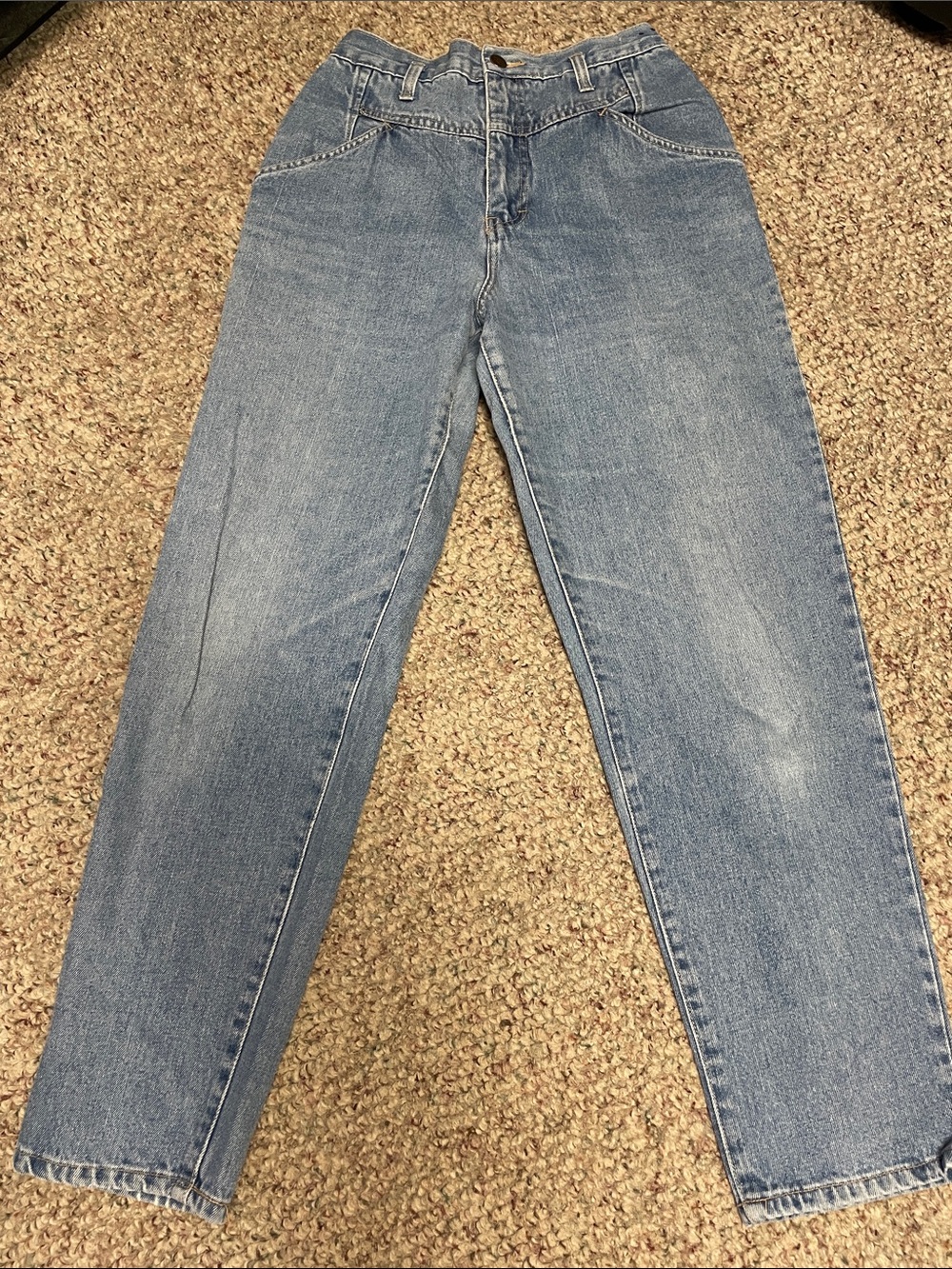 Vintage 90s ultra high wide leg bongo Light Blue mom Jeans